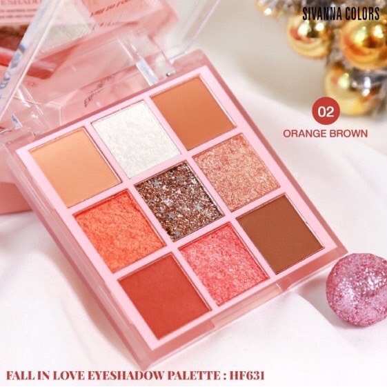 Phấn Mắt Sivanna Colors Fall In Love Eyeshadow Palette - HF631