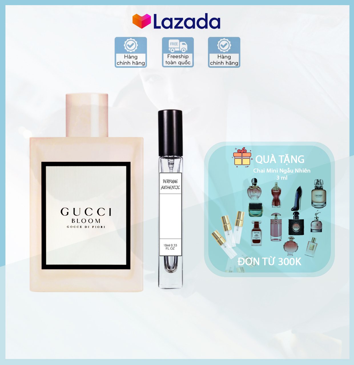 [chai chiết] Nước hoa nữ Ⓖucci Bloom Gocce di Fiori Eau de Toilette