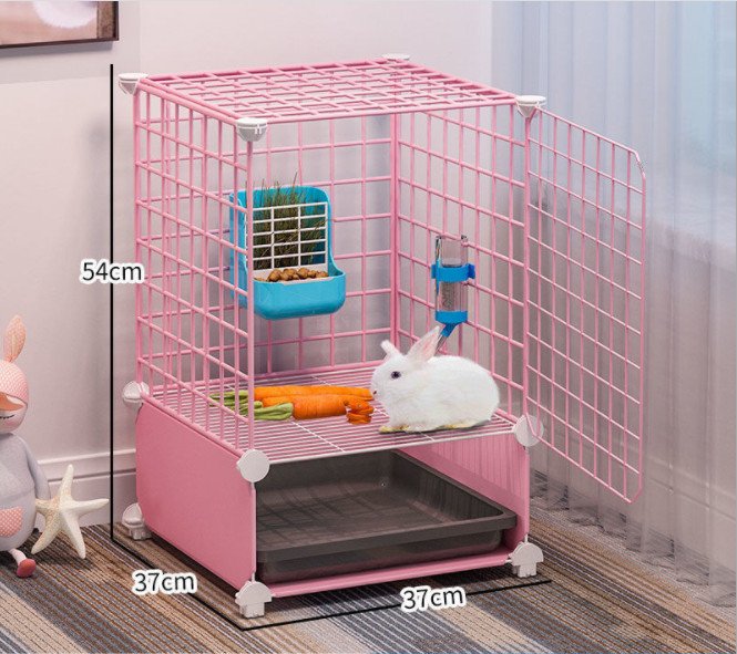 Combo Chuồng Bọ  Chuồng Thỏ  Hamster Thú cưng nhỏ -Kèm khay vệ sinh  đủ phụ kiện lắp- cao 62cm