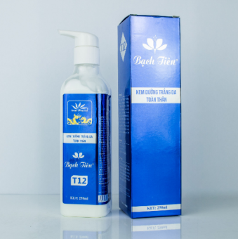 Kem dưỡng trắng da toàn thân Bạch Tiên T12 250ml
