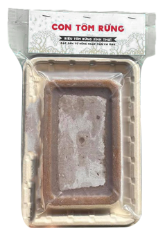 Riêu Tôm Xay Nhuyễn - Túi 150G - Con Tôm Rừng - Foodmap