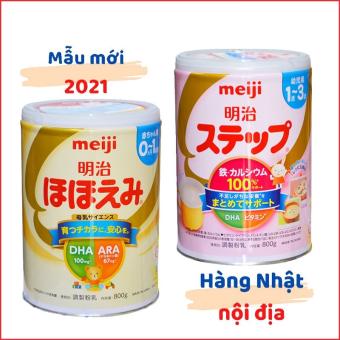 Sữa Meiji nội địa số 0-1 và số 1-3 lon 800gr