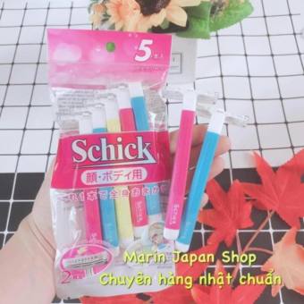 Dao cạo lông body,lông mặt, lông má , ria mep, lông chân, lông tay, lông nách 2 lưỡi dao kép Chick