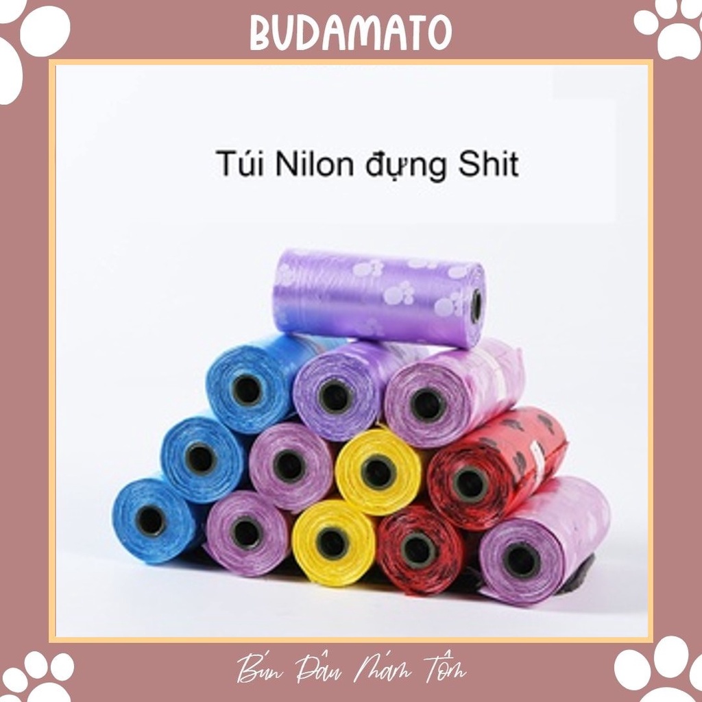 Túi đựng phân mèo, túi nilon đựng phân chó mèo kèm hộp