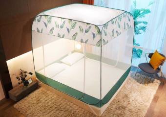 Màn chụp đỉnh vuông , tự bung , hàng nhập 2 cửa mẫu mã hoa văn sắc nét , tuyn màn dày , thiết kế sang trọng Hàng nhập 100%