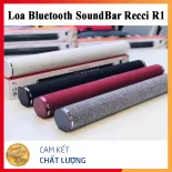 Loa Bluetooth SoundBar Recci R1 Dàn Loa soundbar Loa Thanh Soundbar Siêu Trầm Âm Thanh 3D- Loa Nghe Nhạc Công Suất Lớn - Tích Hợp Đồng Hồ , Thẻ Nhớ TFT , USB , Jack 3.5mm