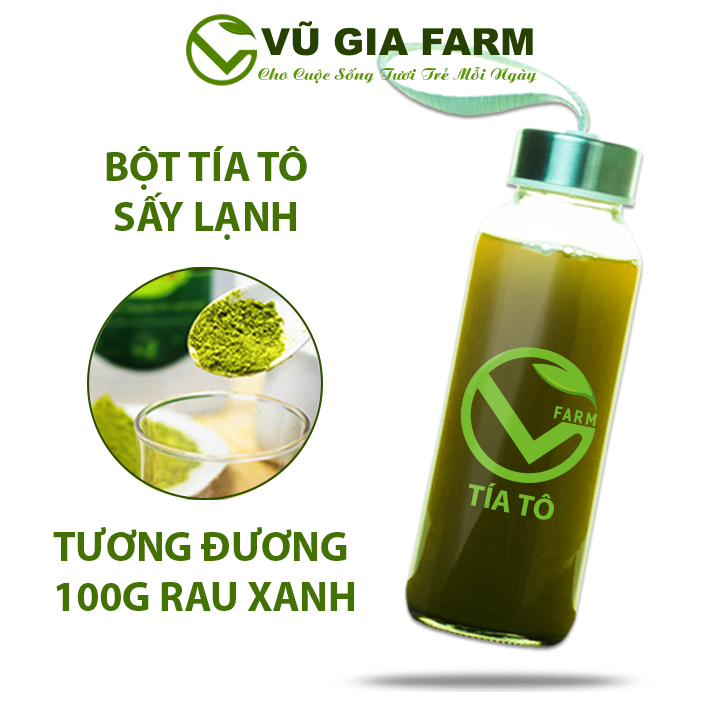 Vg farm nước ép bột tía tô sấy lạnh 300ml