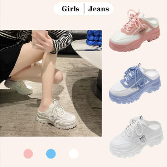 Giày thể thao nữ đế độn thời trang phong cách trẻ trung năng động giay nu đẹp giày thể thao nữ quang cao 4.5cm giay nu đẹp thich hơp đi chơi đi hoc đi làm giày nữ đi học giày chạy bộ nữ êm chân