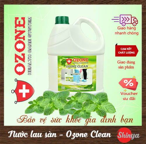 Nước lau sàn, khử mùi, diệt khuẩn - ozone clean 5kg