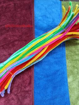 Kẽm nhung uốn tóc con sâu size Trung bó 100 cây