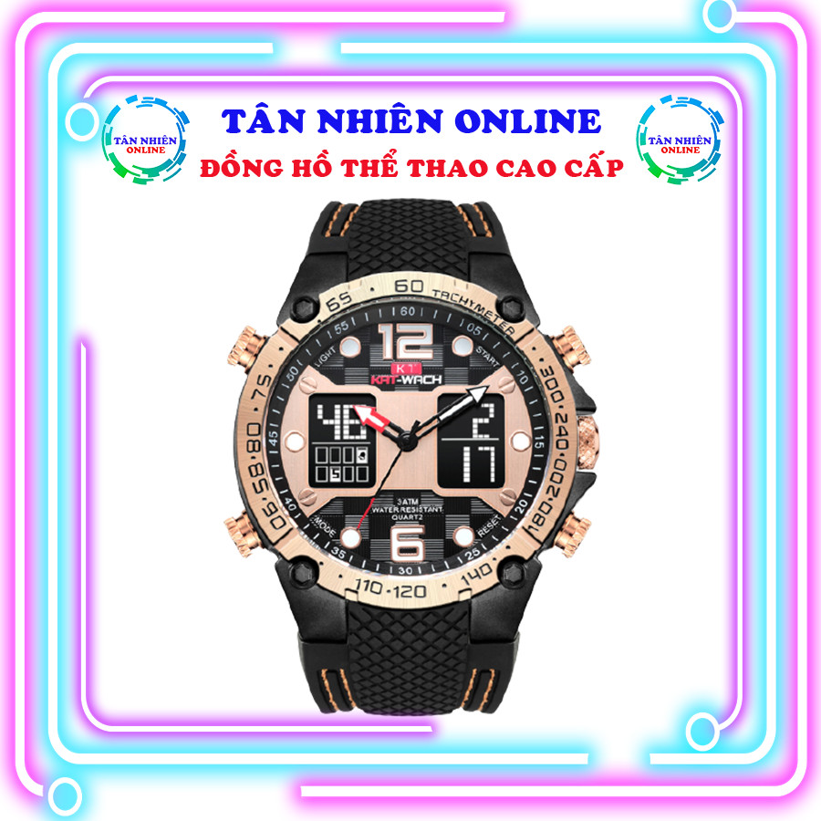 [Hỏa tốc] Đồng hồ nam cao cấp chống nước hàng xịn phong cách thể thao năng động mặt kính chống trầy có cả mặt kim và mặt số