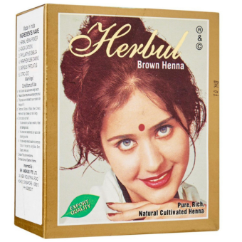 Bột nhuộm tóc thảo dược Henna - Nâu 60g