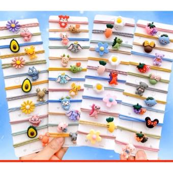 Combo 5 dây cột tóc xinh xắn nhiều mẫu