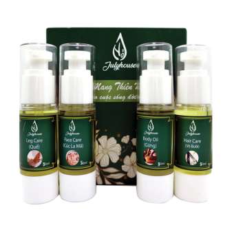 Bộ quà tặng 4 chai 50ml chăm sóc da và tóc Julyhouse