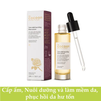 Tinh chất hoa hồng cocoon 30ml (rose serum) dưỡng da chuyên sâu