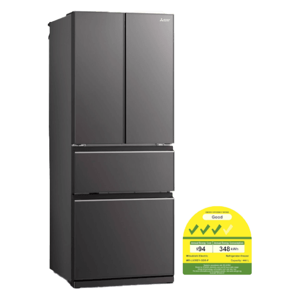Bulky) MITSUBISHI MR-WZ55K-C-P MULTI DOOR FRIDGE (547L)(Energy