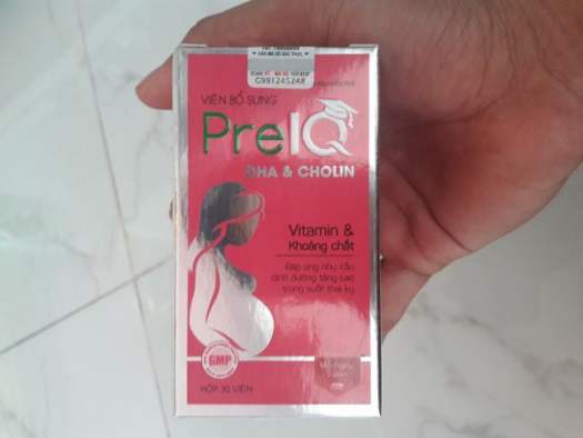 Viên bổ sung cho bà bầu PreIQ - Lọ 30 viên