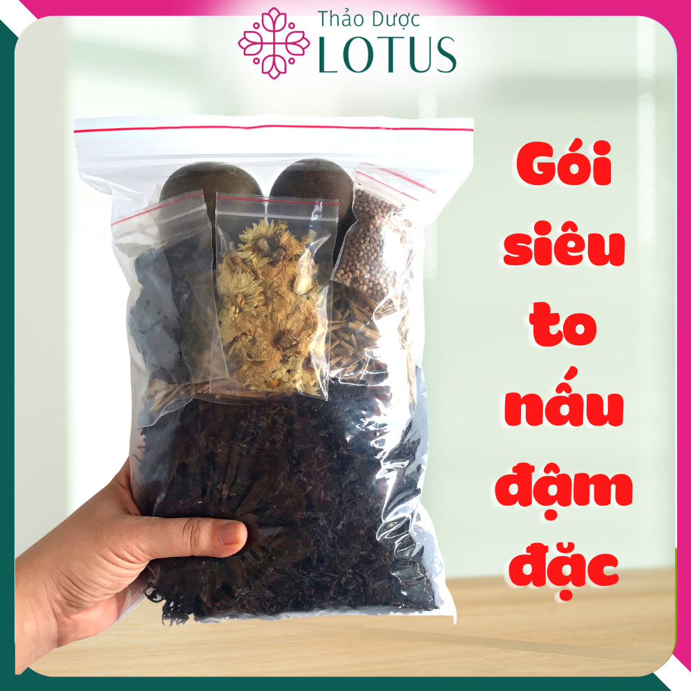 Nước Sâm 8 vị nấu 10 lít nước có Rong Biển, Rễ Tranh, La Hán Quả giúp giải nhiệt mát gan ngừa mụn