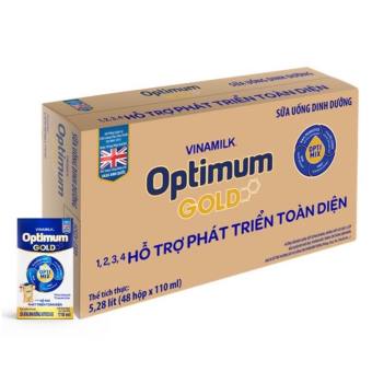 Thùng 48 Hộp Sữa Bột Pha Sẵn Optimum Gold - 48 Hộp x 110ml - HSD luôn mới