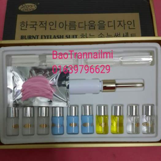 Sét thuốc uốn mi Hàn quốc kèm phủ đen theo phân loại