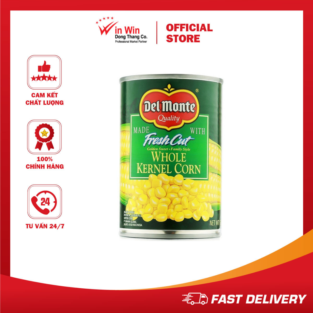 Bắp hạt đóng hộp del monte 420g