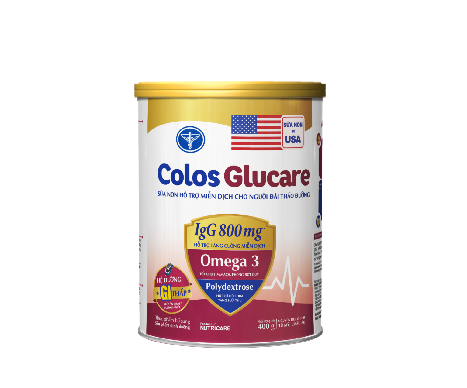 Sữa bột colos glucare 400g cho người tiểu đường