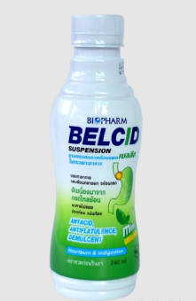 Chai siro Dạ Dày BELCID SUSPENSION Thái Lan 240ml giảm nhanh chóng đầy hơi, ợ chua