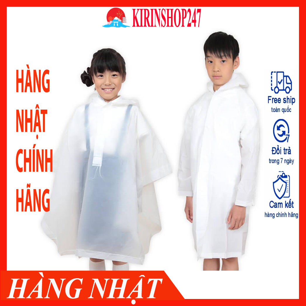 Áo mưa siêu nhẹ, độ bền cao cho bé - Hàng Nhật