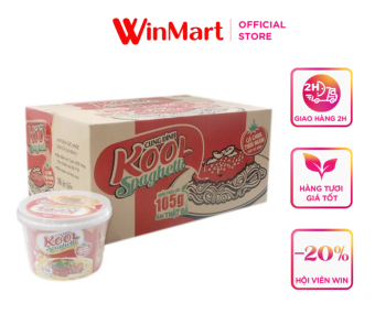 Thùng 12 hộp mì trộn Cung Đình Kool Spaghetti 105g
