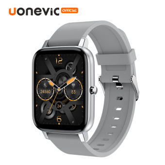 Đồng Hồ Thông Minh Uonevic H80 Mới 2021, Người Đàn Ông Thể Thao Tập Thể Dục Tracker Đồng Hồ Thông Minh Màn Hình Cảm Ứng 1.69Inch Người Phụ Nữ Bluetooth Đồng Hồ Dành Cho Điện Thoại IOS Android