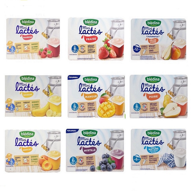 Sữa Chua nguội Bledina - mini lactés Pháp Cho Bé Từ 6 Tháng Tuổi, Sữa Chua Cho Bé, Sữa Chua Pháp, Sữa Chua Cho Bé Ăn Dặm, Sữa Chua Nguội