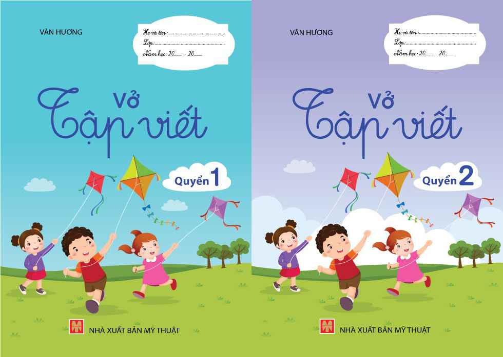 Sách - combo 2 cuốn - vở tập viết cánh diều - quyển 1 & quyển 2