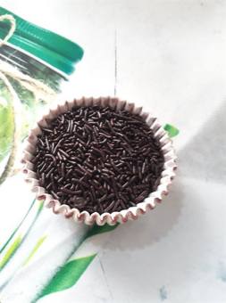 Cốm bi socola [ GIÁ SỐC ] cốm nâu socola 10g bông đường cốm màu trang trí bánh