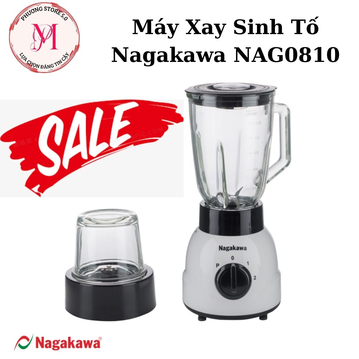 Máy xay sinh tố nagakawa nag0810 - máy xay tiện lợi