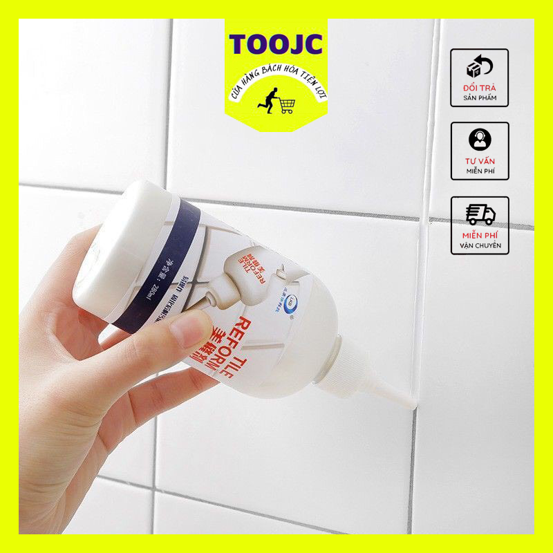 Chai sơn kẻ gạch 280ml - xi măng trắng viền ron kẻ chỉ gạch