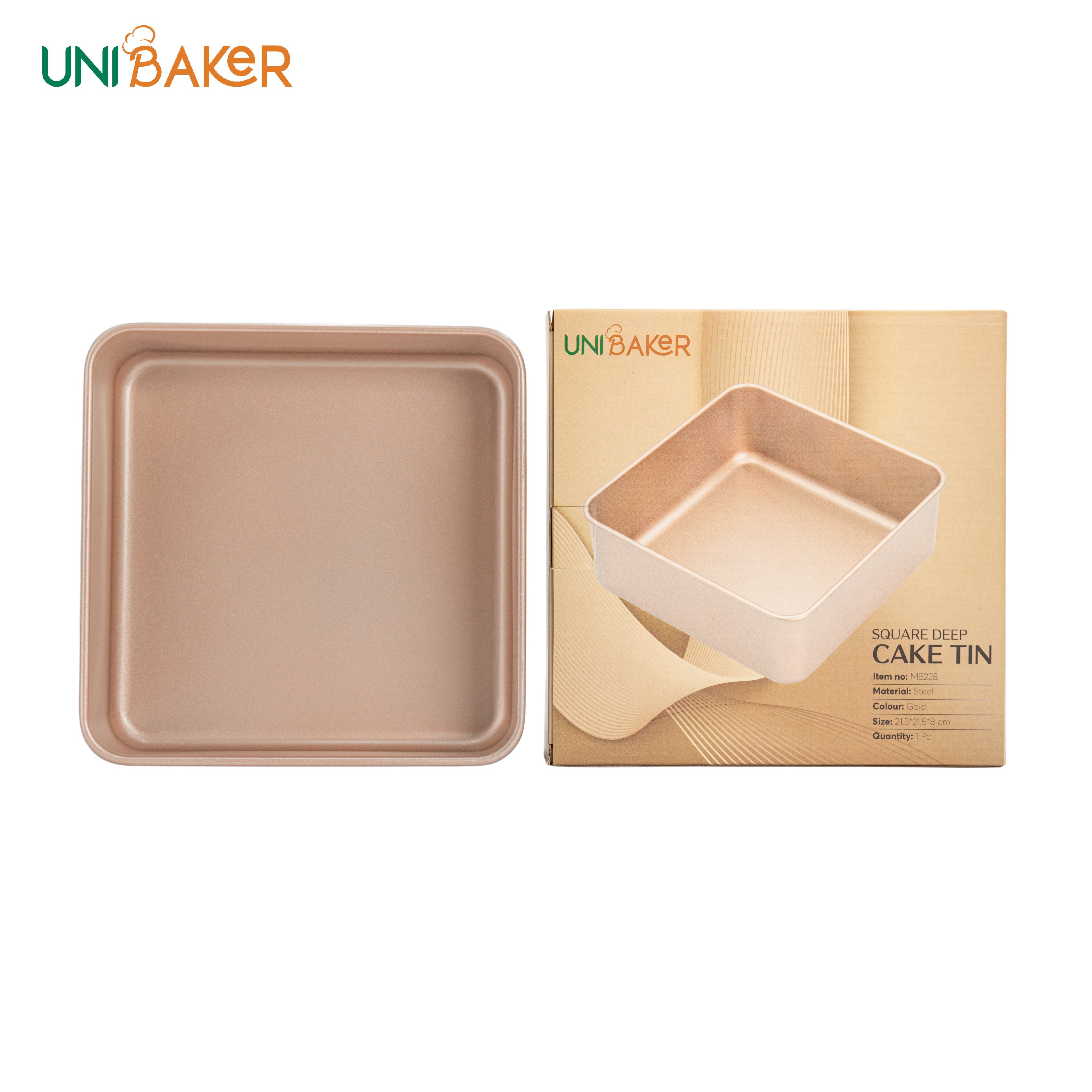 Khay nướng vuông thành cao Unibaker