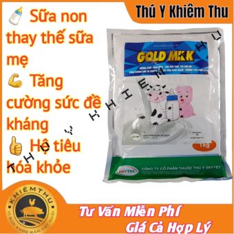 Túi 1 kg Sữa non heo con Gold Milk, thay thế sữa cho heo mẹ, tăng sức đề kháng, hệ tiêu hóa khỏe - Khiêm Thu