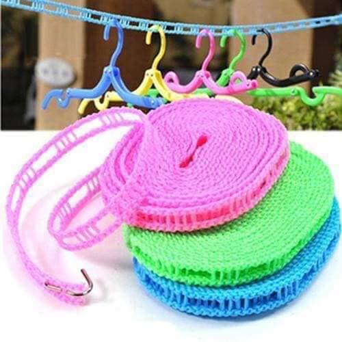 Dây phơi đồ, dây phơi quần áo có lỗ móc, tiện lợi dài 5m