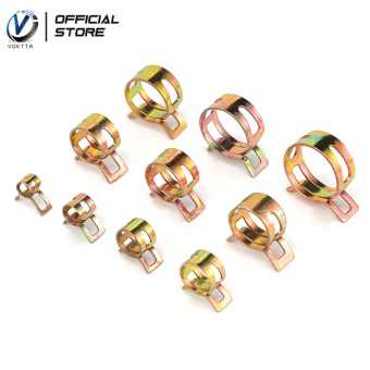 VOKTTA 100 Cái/60 Cái Kẹp Ống Lò Xo Kẹp Ống Dẫn Nhiên Liệu Kim Loại 11 Kích Cỡ Kẹp Ống Dẫn Khí Ống Nước Kẹp Lò Xo Ống
