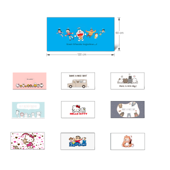 DÁN BÀN HỌC SINH (DECAL CÓ KEO) NHIỀU MẪU