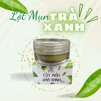 Bột lột sạch mụn, tế bào chết, sợi bã nhờn với bột lột mụn trà xanh (30gr/lọ)