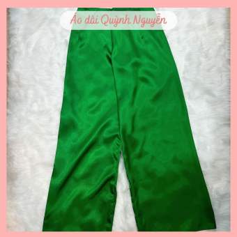 Quần áo dài, quần phi bóng loại 1 mặc cùng áo dài vải phi bóng cao cấp co dãn