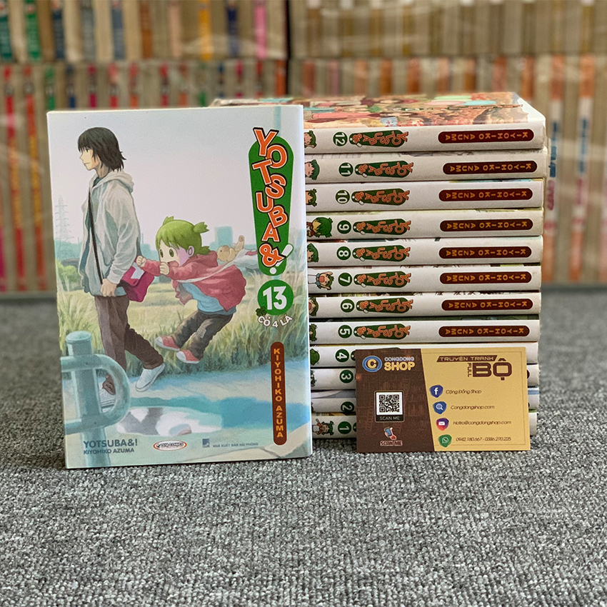 Truyện yotsuba và cỏ 4 lá trọn bộ 13 tập - sách truyện full bộ
