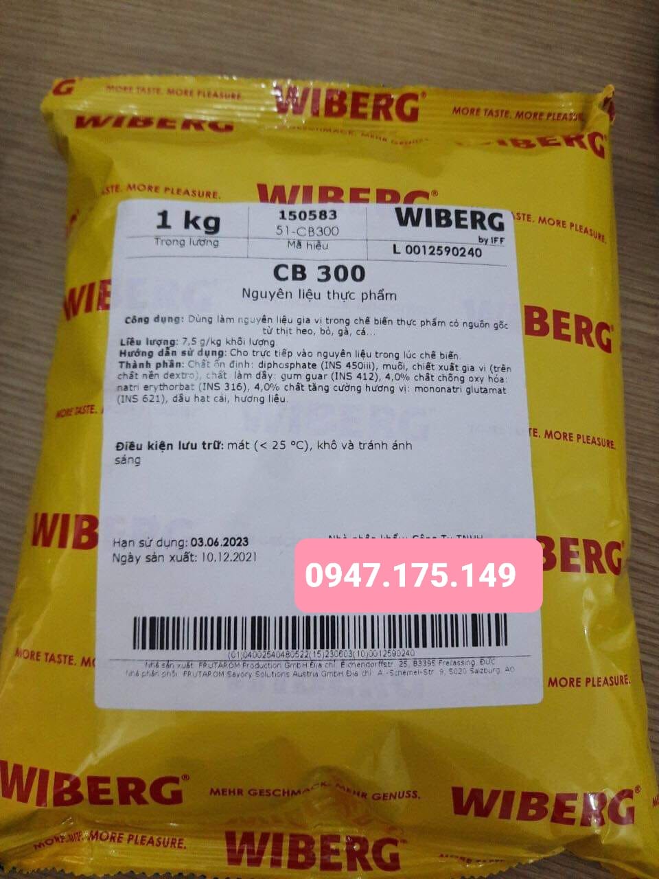 1kg gia vị tổng hợp làm xúc xích Hương xúc xích gia vị xúc xích CB300