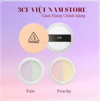 Phấn Phủ Bột 2 Màu 3ce Blur Filter Powder- Pale- Peachy