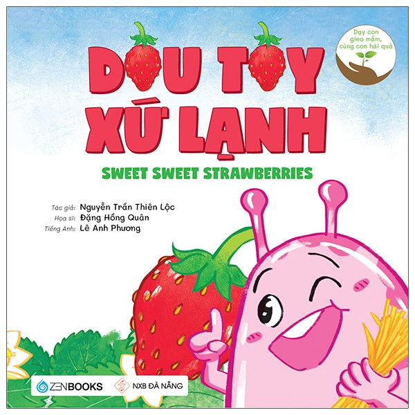 Cuốn sách DÂU TÂY XỨ LẠNH Hộp Háo Hức 3-6 tuổi - Sách cho bé Cùng con khám phá thiên nhiên với hành trình lớn lên của dâu tây