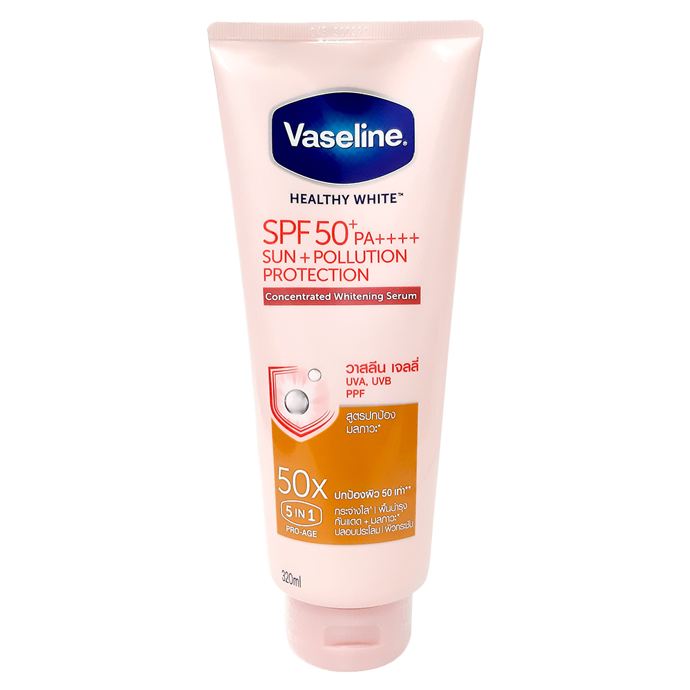Dưỡng thể vaseline 50x spf 50++ 320ml thái lan