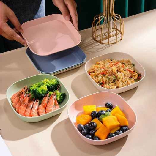 Set 8 Chiếc Đĩa Nhựa Sinh Học Lúa Mạch