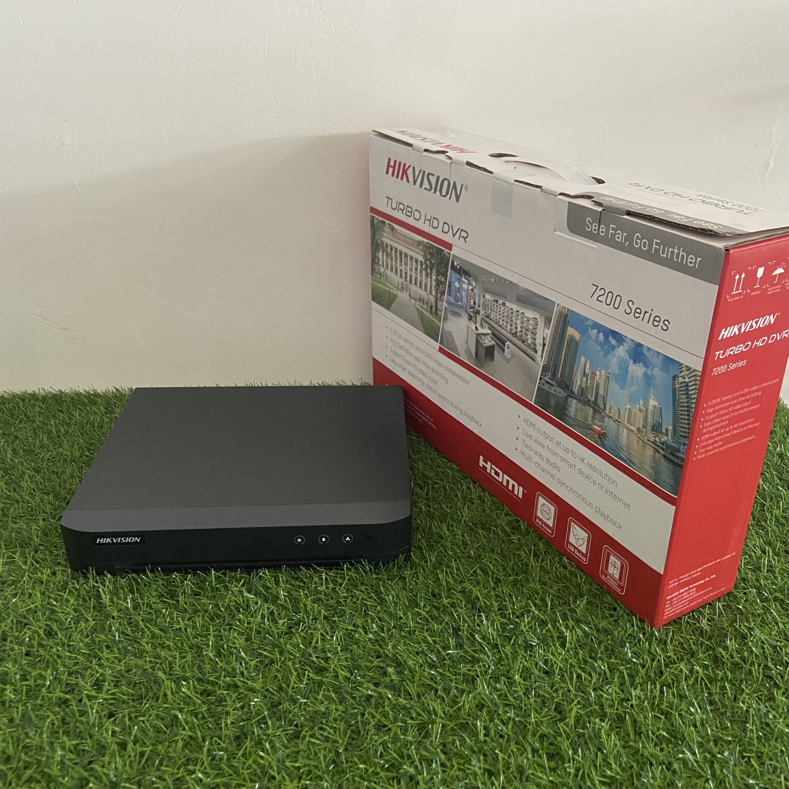 Đầu thu 4 kênh Hikvision DS-7204HGHI-K1 S 1 SATA, H.265 Pro+, add 2 camera