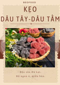 Kẹo dâu tây dâu tằm 500g